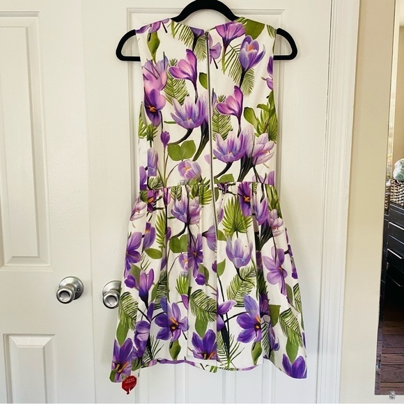 Alice + Olivia Joyce Floral Purple Dress - Picture 5 of 7